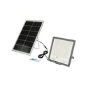 Proiector LED 300W, 6400K cu panou solar 30W, baterie Li-ion 30Ah si telecomanda