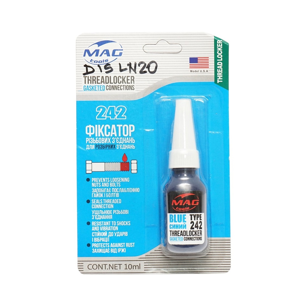 Solutie fixare suruburi 10ml rezistenta medie