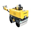 Cilindru compactor 800kg, cu tambur 2x635mm, motor 9CP diesel CF178, pornire electrica sau manuala