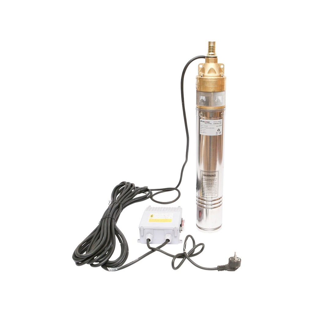 Pompa apa submersibila 4 inch, 1500W, 50l/min H99m, 220V cu panou de comanda 4SKM200