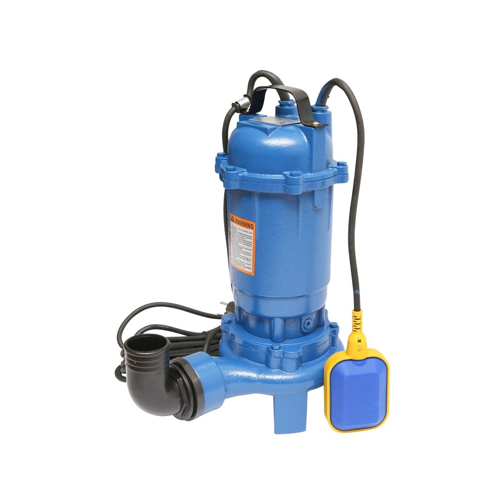 Pompa apa murdara, drenaj submersibila cu flotor si tocator 750W, 220V, debit 250L/min, H7m WQCD7-8-0.75F