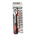 Set clichet reversibil 1/2 cu 10 tubulare si extensie Cr-V