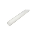 Bara poliamida PA6 alba 1000x60mm 3.6Kg