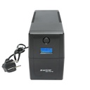 UPS 600VA/360W cu baterie 7Ah si 2 prize schuko, LCD, USB, AVR