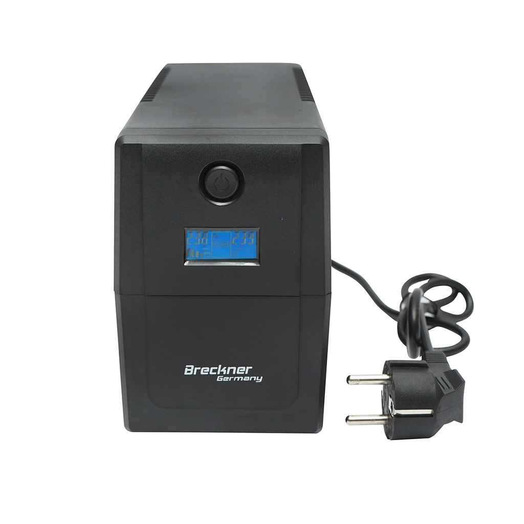 UPS 800VA/480W cu baterie 9Ah si 2 prize schuko, LCD, USB, AVR