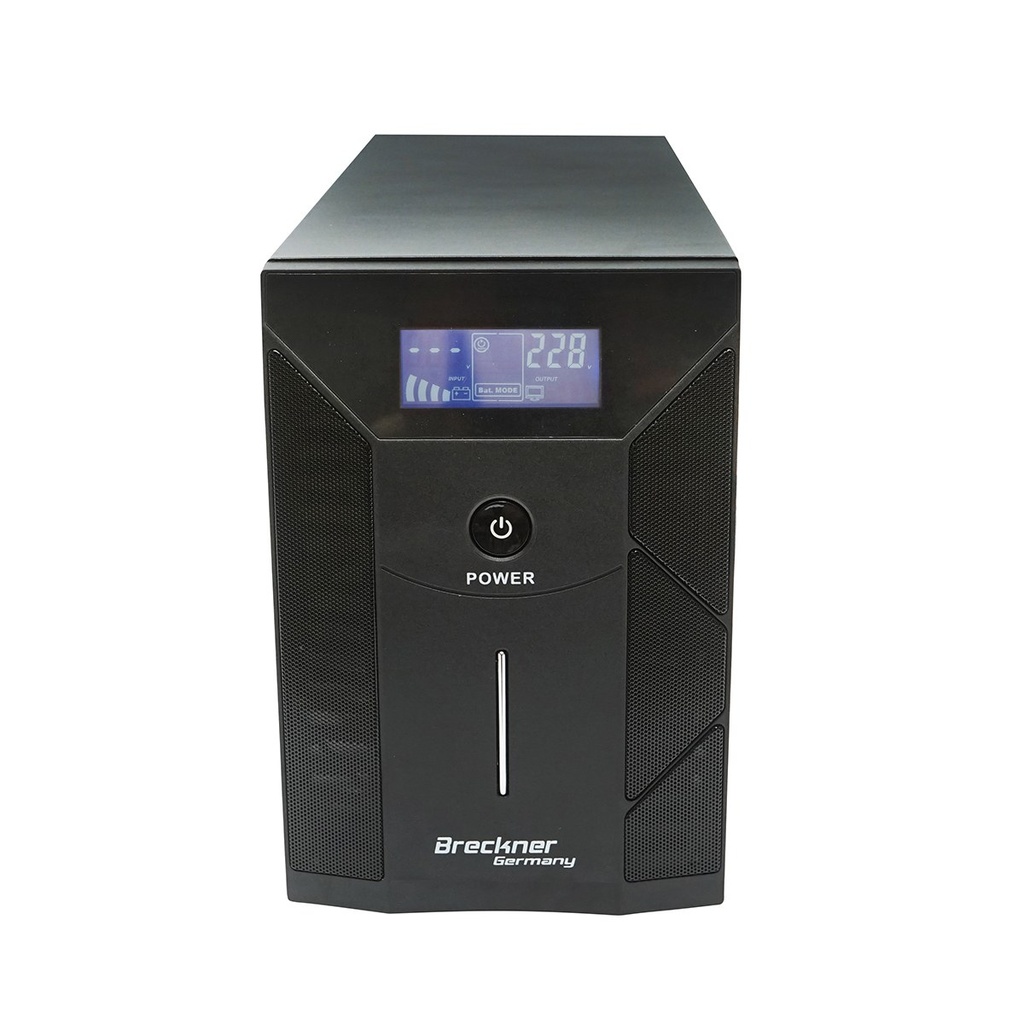UPS 3000VA/1800W cu baterii 4x9Ah si 3 prize shuko, LCD, USB, AVR