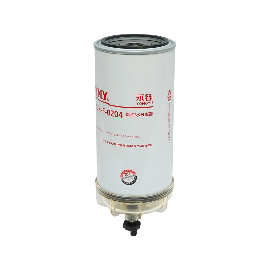 Baterie filtru motorina cu separator apa pentru John Deere , Caterpilar, Volvo cod OEM 129-0372, BF1218