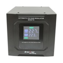 Stabilizator automat de tensiune 3000VA, 1800W, 140-250VAC cu releu monofazat, bypass, conexiune borne, afisaj LCD