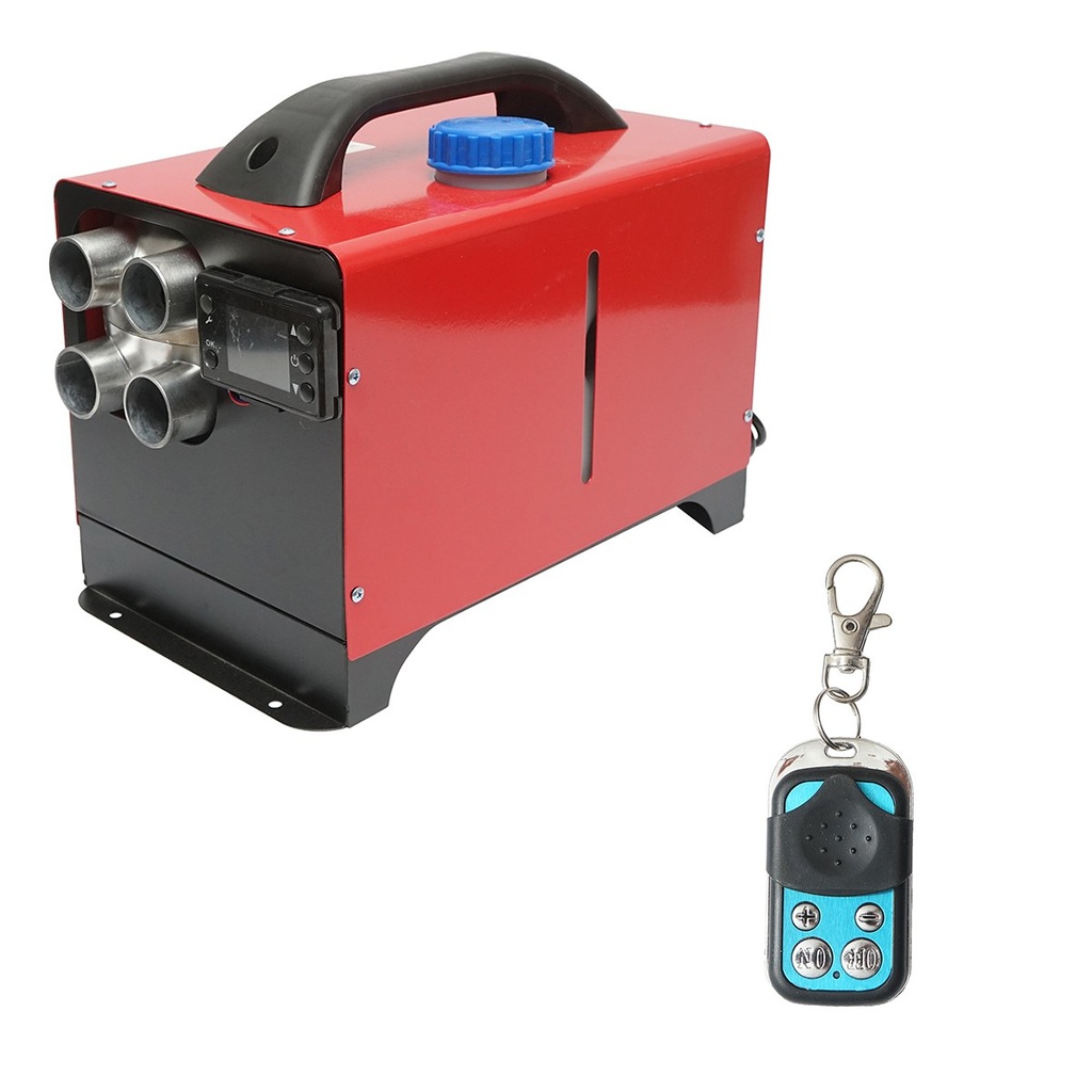 Sirocou, incalzitor stationar portabil 12-24v/220V, 5KW, display LCD, cu telecomanda si bujie Kyocera