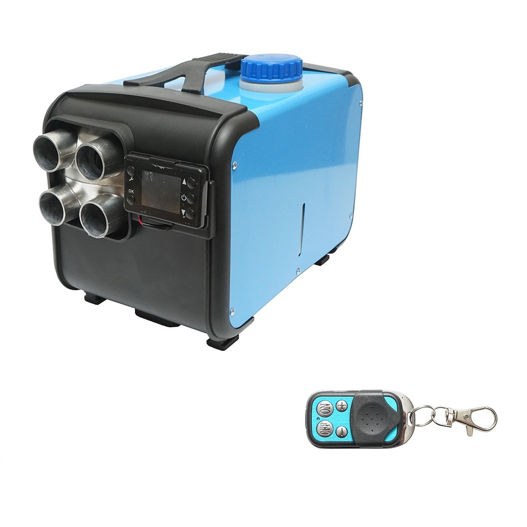 Sirocou, incalzitor stationar portabil 12-24/220V, 5KW, display LCD, cu telecomanda si bujie Kyocera