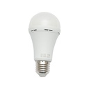 Bec LED 9W, 220V, E27, 6500K lumina rece, emergenta cu sistem de avarie si baterie reincarcabila 1200mah