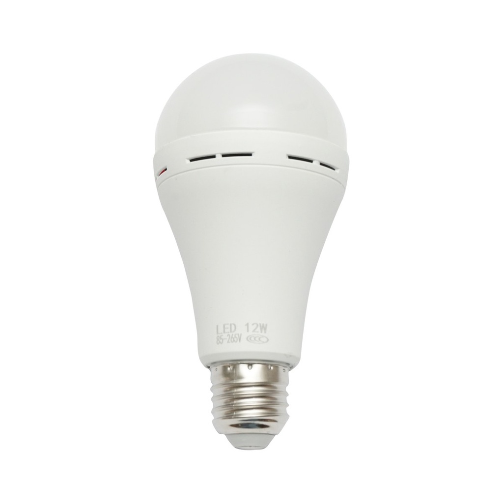 Bec LED 12W, 220V, E27, lumina rece 6500K, emergenta cu sistem de avarie si baterie reincarcabila 1200mah