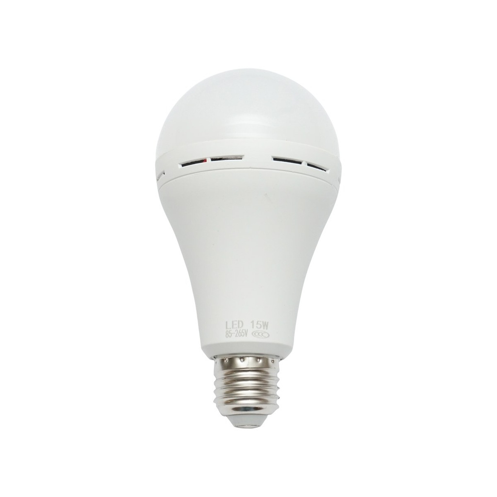 Bec LED 15W, 220V, E27, lumina rece 6500K, emergenta cu sistem de avarie si baterie reincarcabila 1200mah