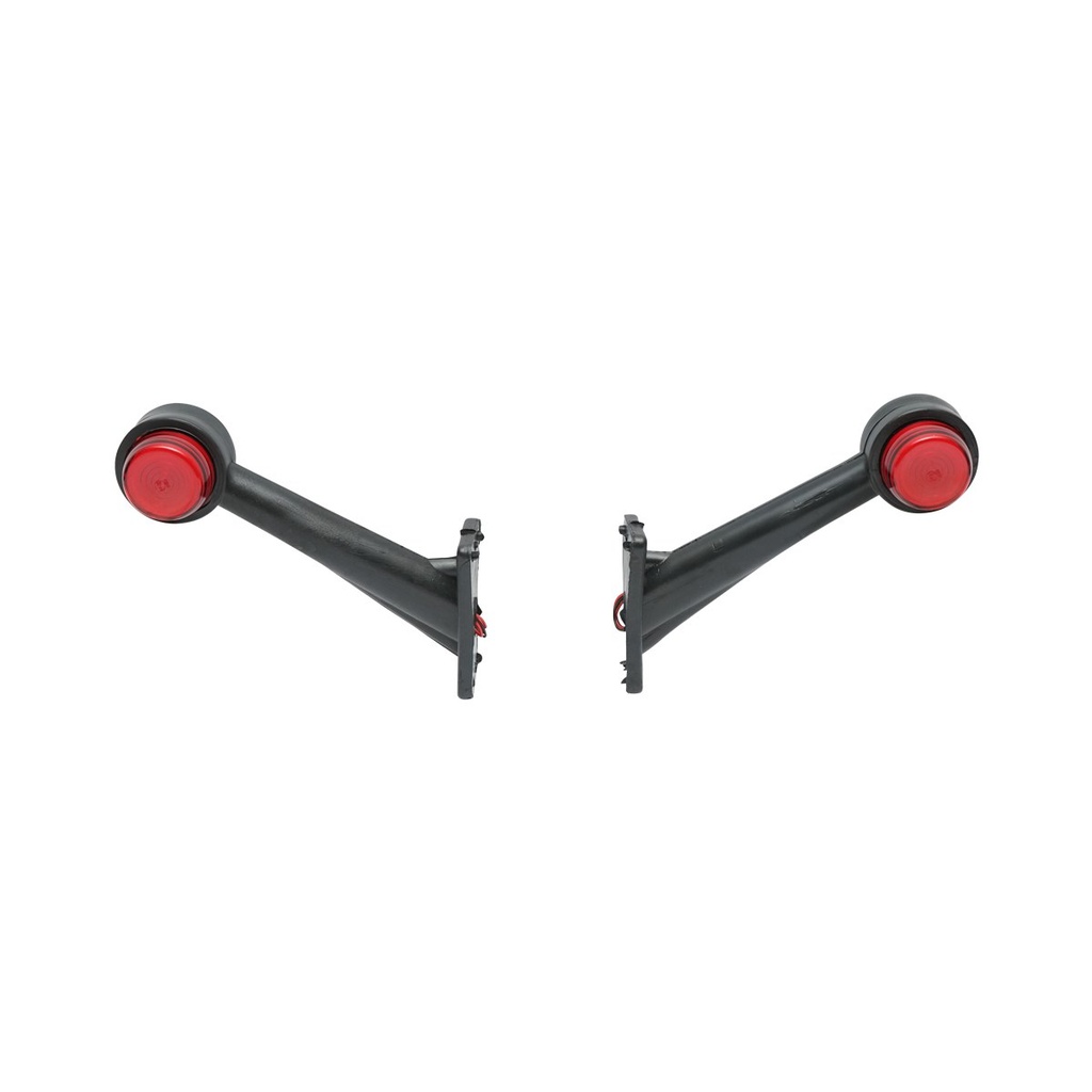 Set lampi gabarit laterale LED NEON 12V-24V rosu-alb