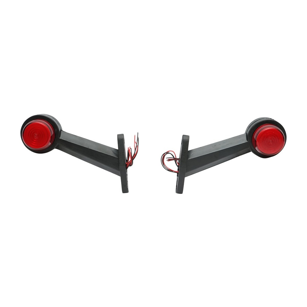 Set lampi gabarit laterale LED NEON 12V-24V rosu-alb