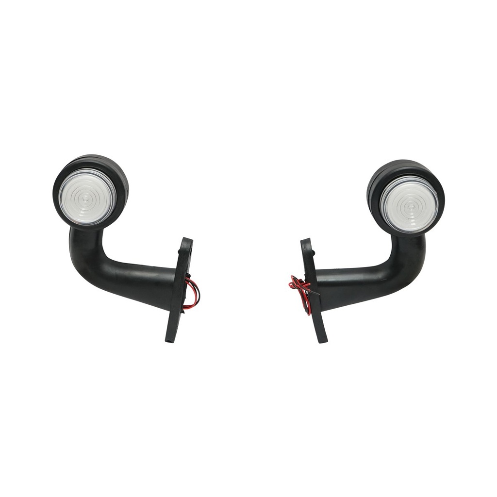 Set lampi gabarit laterale LED NEON rosu-alb 12V-24V