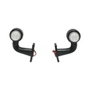 Set lampi gabarit laterale LED NEON rosu-alb 12V-24V