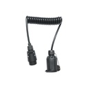 Adaptor priza remorca 7-13 pini cu cablu 2.2m