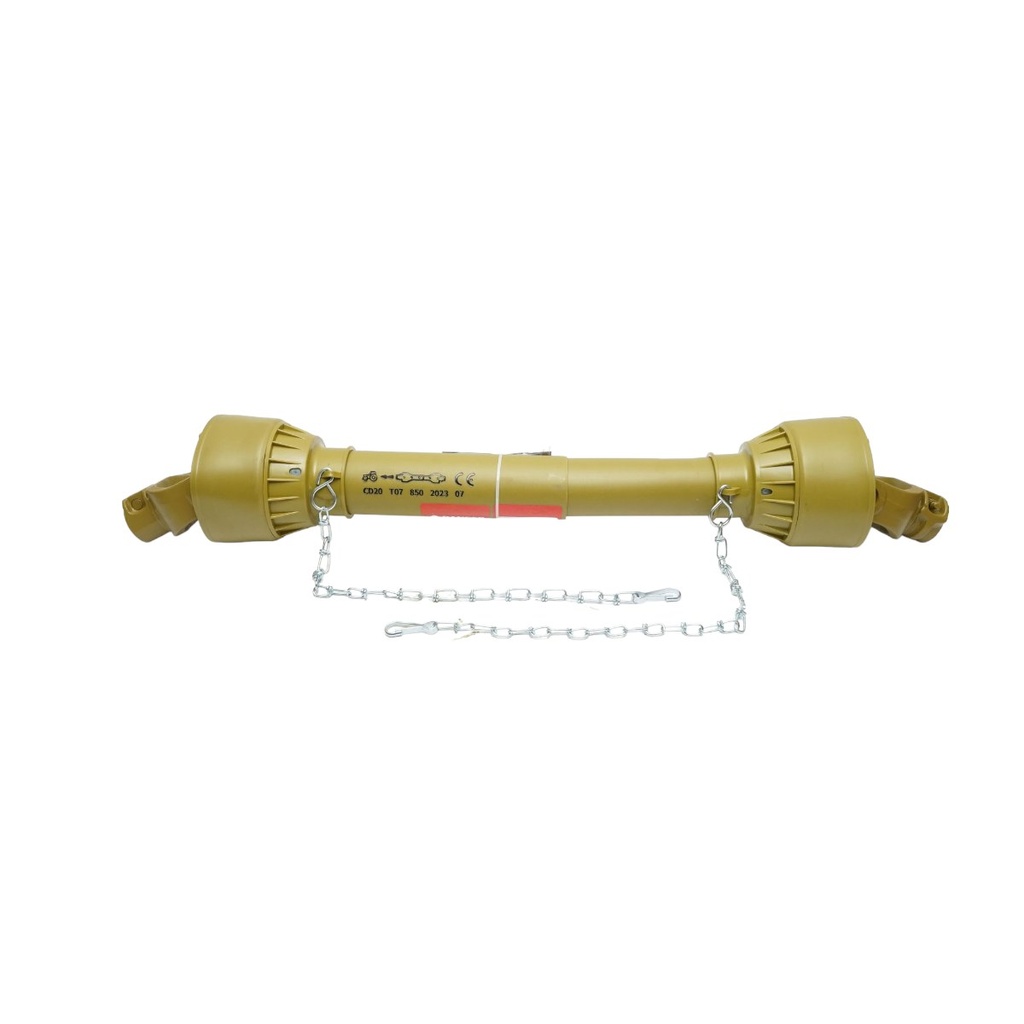 Cardan 850mm S7 cu teava triunghiulara, Z=6, cruce 30.2x106.5mm