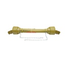 Cardan 850mm S7 cu teava triunghiulara, Z=6, cruce 30.2x106.5mm