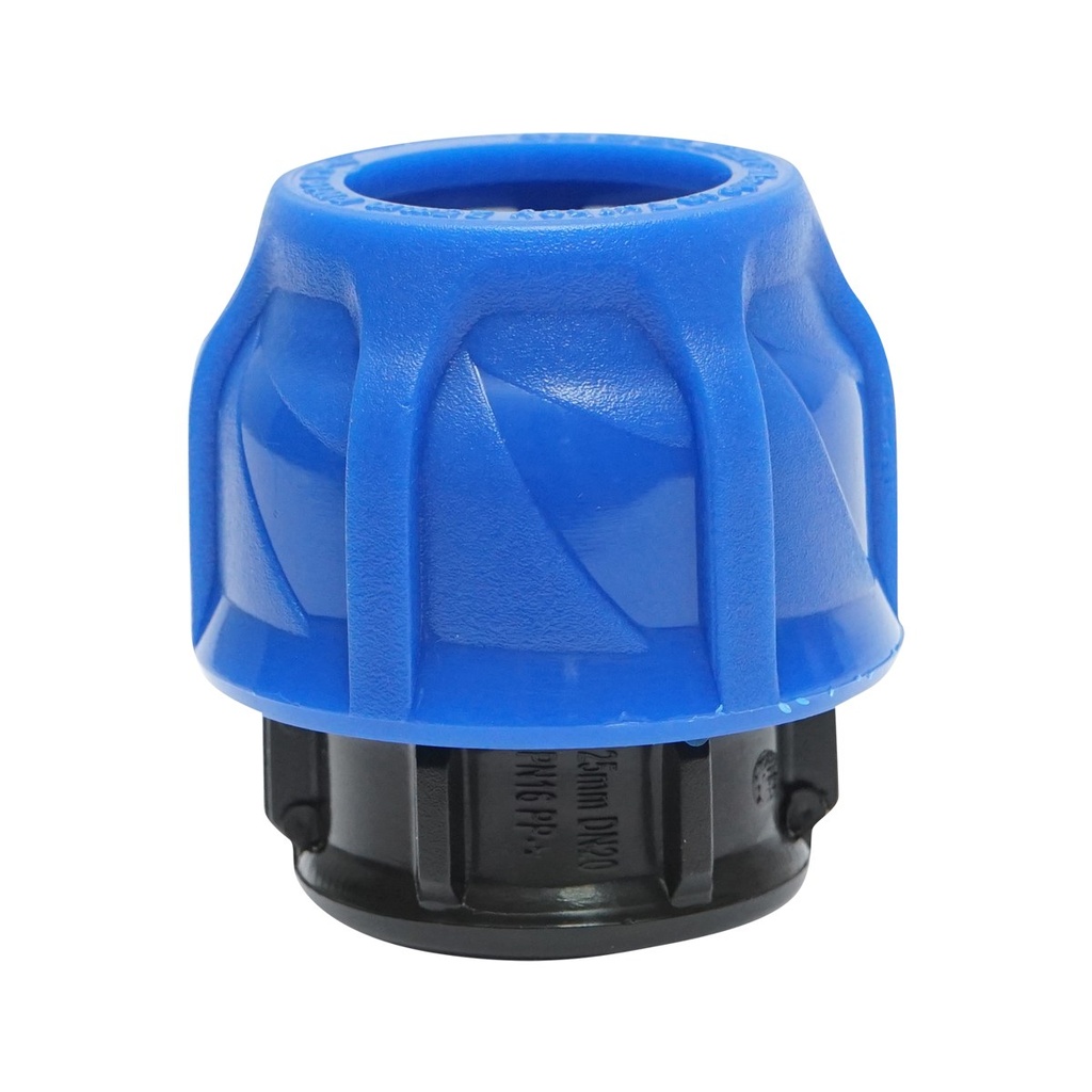 Dop capat compresiune D25mm max 16bar pentru sisteme irigatie PEHD