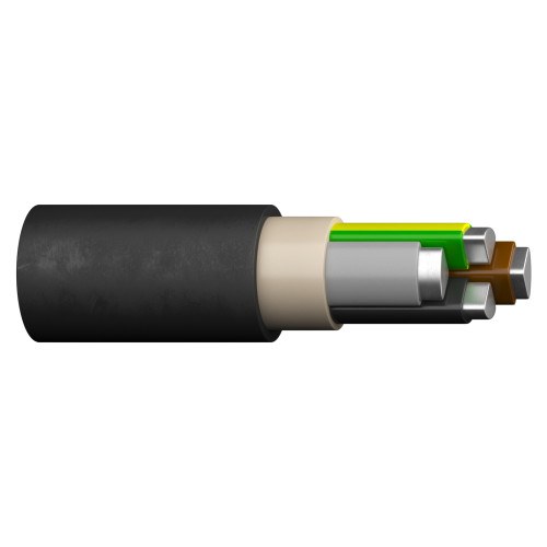 Cablu electric aluminiu 3x240+1x120mm2 SLPE, PVC, 0.6, 1KV rola 800m
