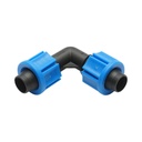 Cot conector compresiune tub picurare 16x16mm pentru sisteme de irigatii