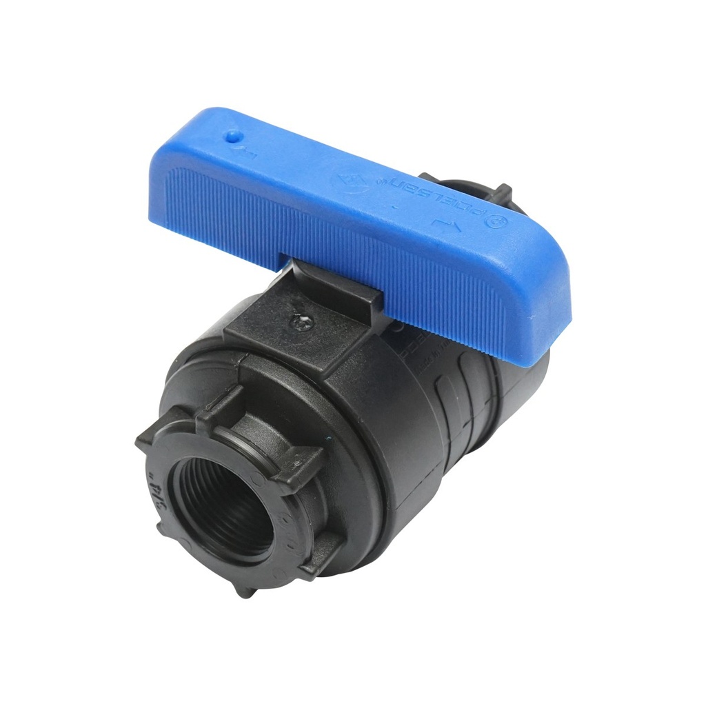 Robinet compresiune egal cu bila si filet interior D20x20mm PN10 pentru sisteme irigatii