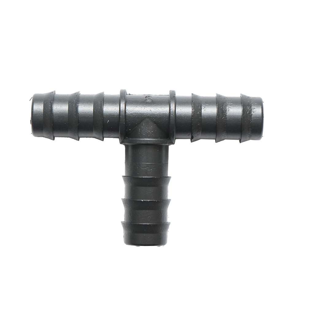 Teu conector stut egal tub picurare 16x16x16mm pentru sisteme de irigatii
