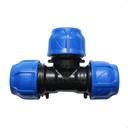 Teu egal compresiune D40x40x40mm PN16, pentru sisteme de irigatii