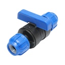 Robinet mufa cu bila D25x25mm, PN10, pentru sisteme de irigatii