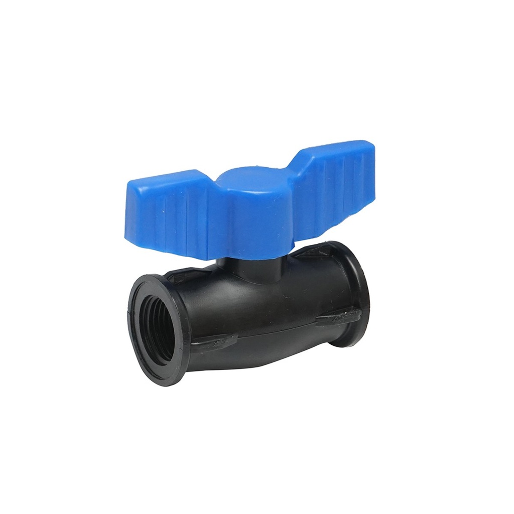 Robinet mufa cu bila egal, filet interior 1/2x1/2 toll, PN10, pentru sisteme de irigatii