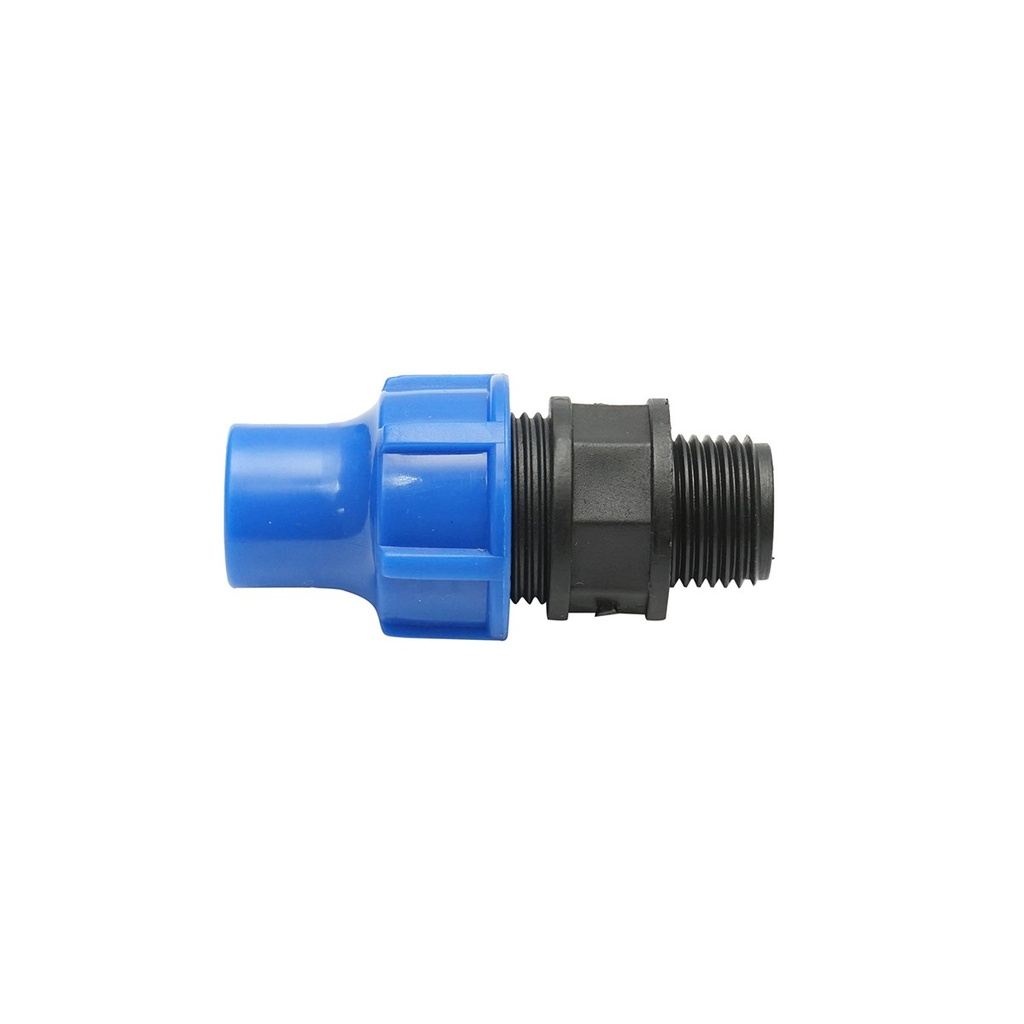Mufa imbinare tub picurare cu filet exterior D16mmx1/2 tol, pentru sisteme de irigatii