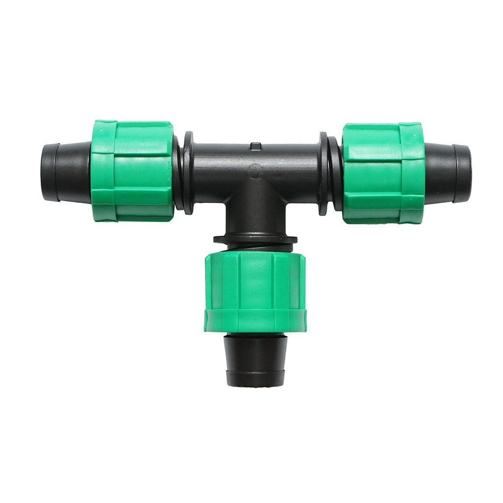 Teu egal conector banda picurare 17x17x17mm pentru sisteme de irigatii