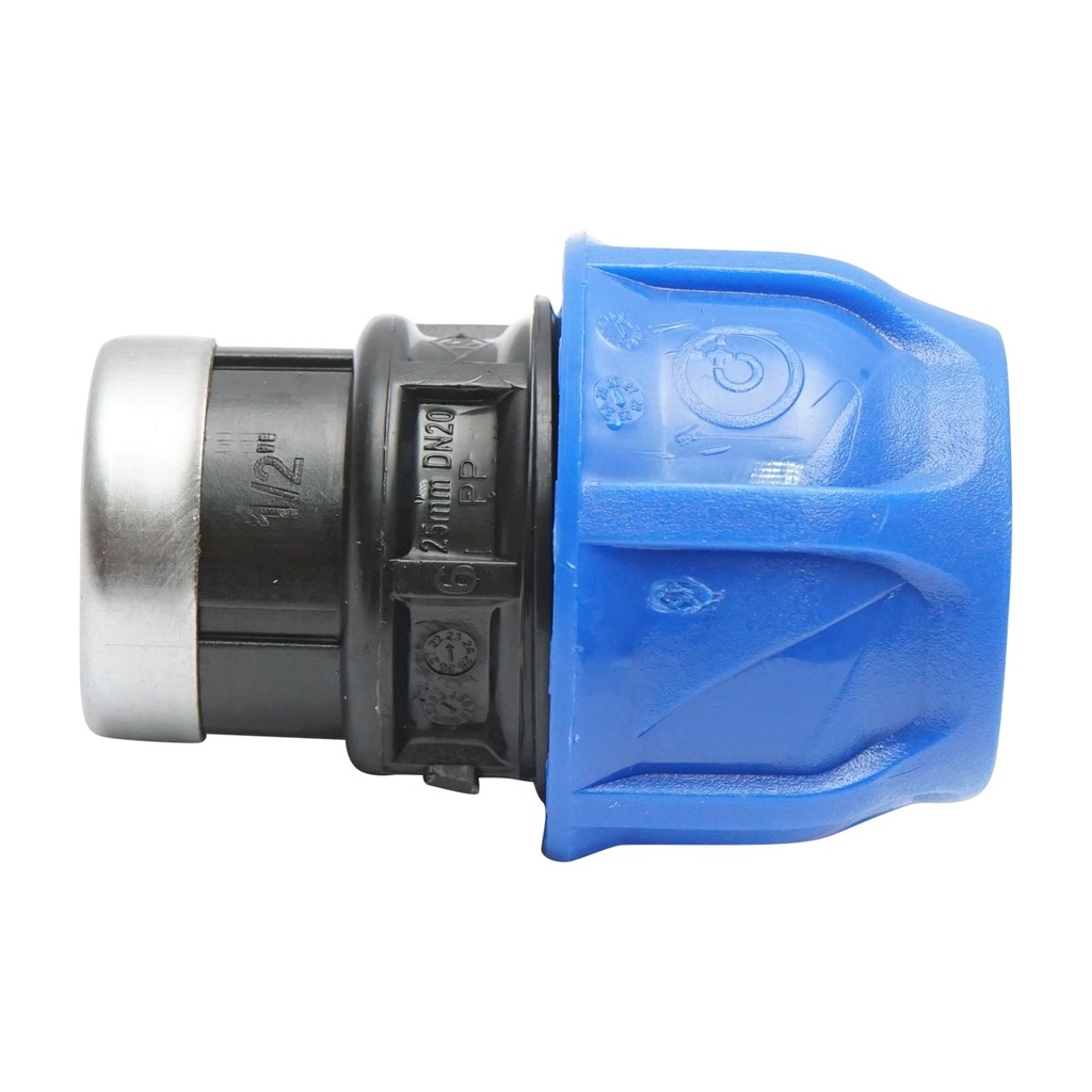 Racord compresiune cu filet exterior D25mmx1/2 toll, pentru sisteme de irigatii