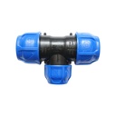 Teu reductie compresiune D40x32x40mm, PN16 pentru sisteme de irigatii