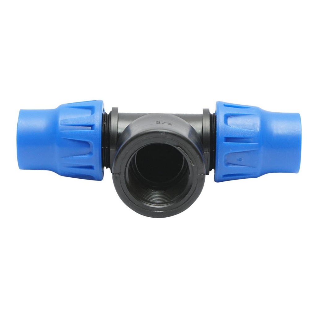 Teu compresiune D20mmx3/4 toll, PN10 cu filet interior pentru sisteme de irigatii