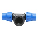 Teu compresiune D20mmx3/4 toll, PN10 cu filet interior pentru sisteme de irigatii