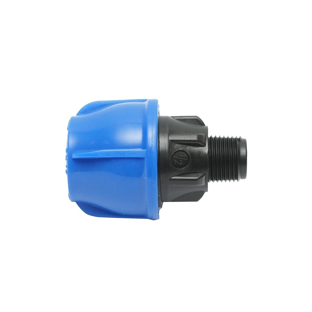 Racord compresiune cu filet exterior D25mmx1/2 toll, PN16 pentru sisteme de irigatii