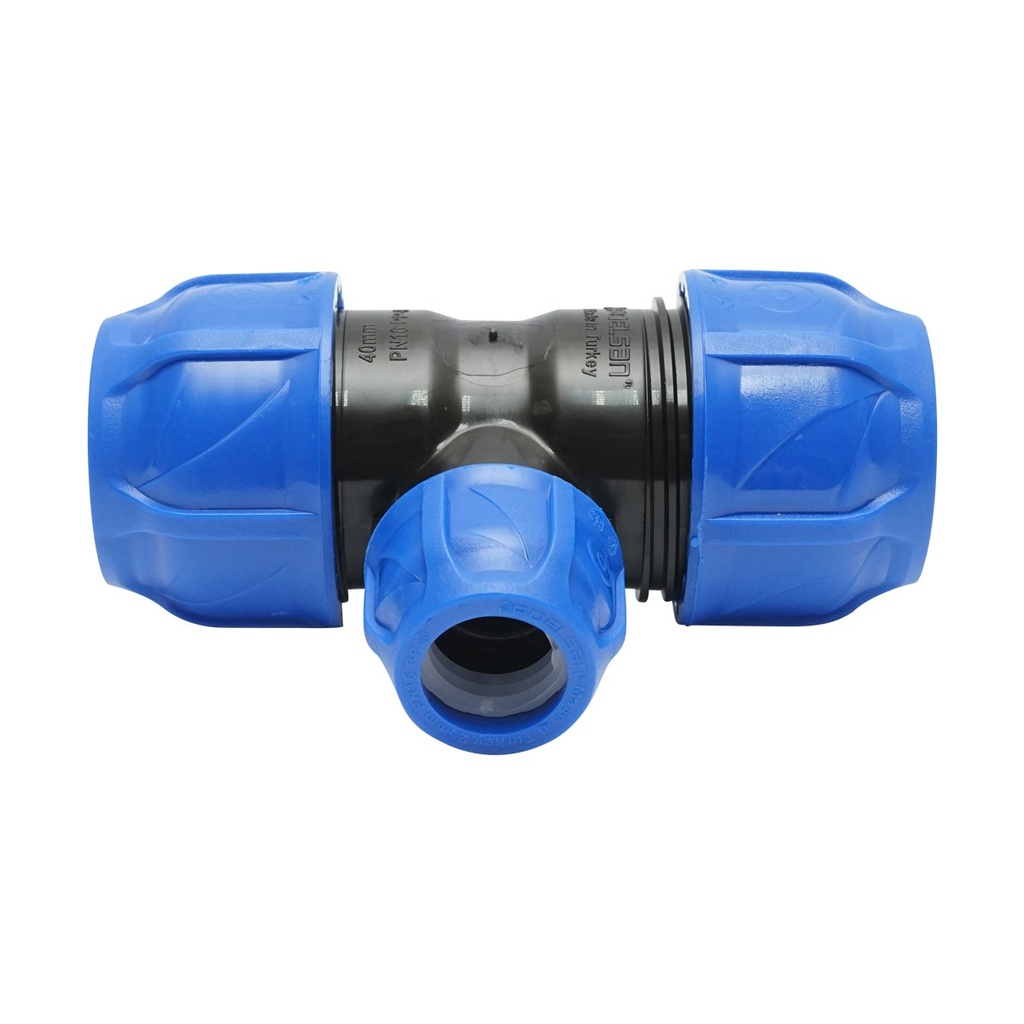 Teu compresiune D40x25x40mm, PN6 pentru sisteme de irigatii