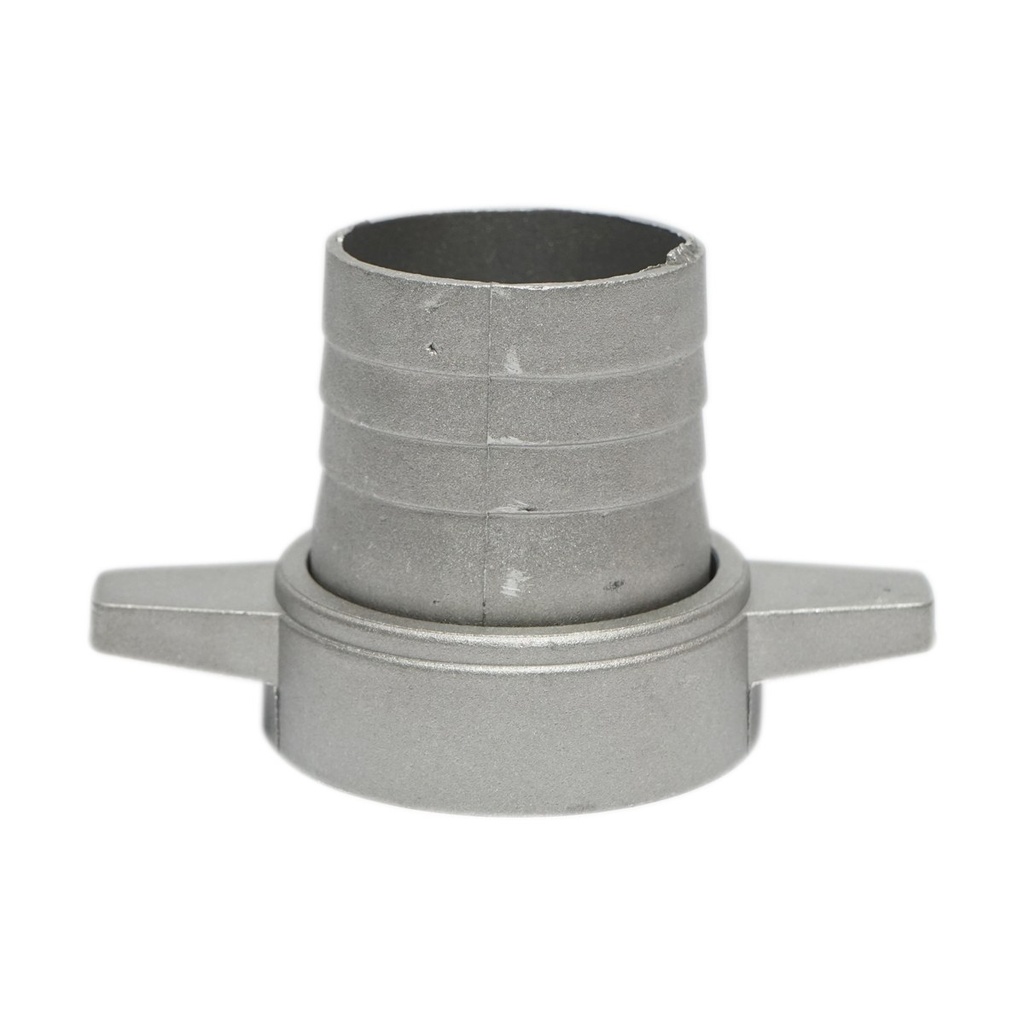 Racord cupla 2 toll cu piulita si garnitrua din aluminiu pentru furtun irigat apa cu filet interior