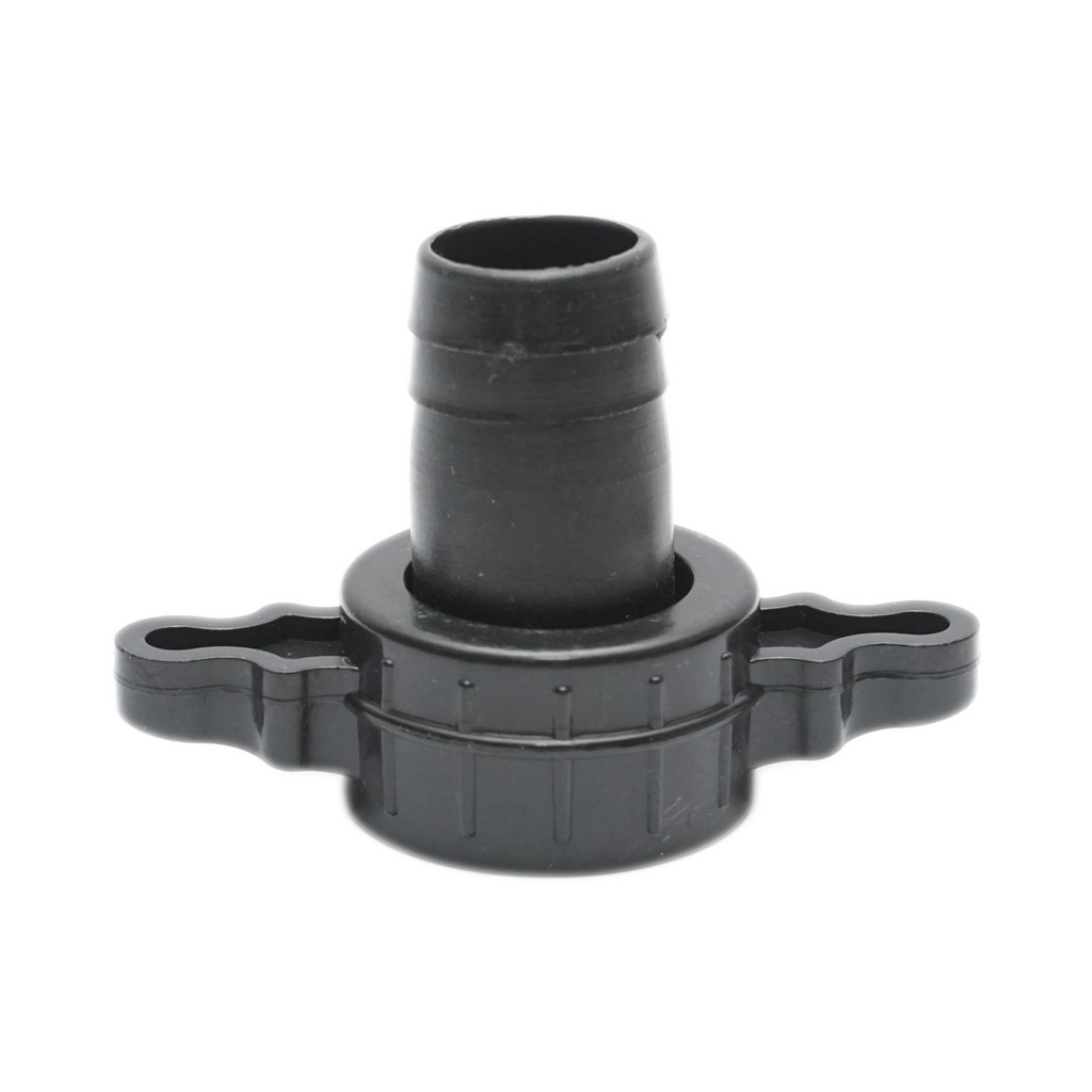 Racord cupla 1 toll cu piulita si garnitrua din PVC pentru furtun irigat apa cu filet interior