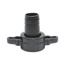 Racord cupla 1 toll cu piulita si garnitrua din PVC pentru furtun irigat apa cu filet interior