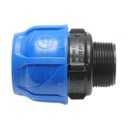 Racord compresiune cu filet exterior D40mmx1-1/4 toll, PN16 pentru sisteme de irigatii