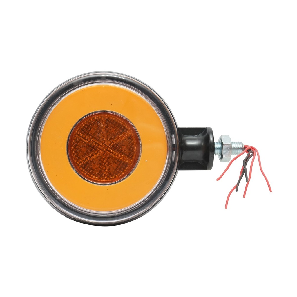 Lampa gabarit LED 12/24V pentru oglinda camion rosu/galben FR0332RY