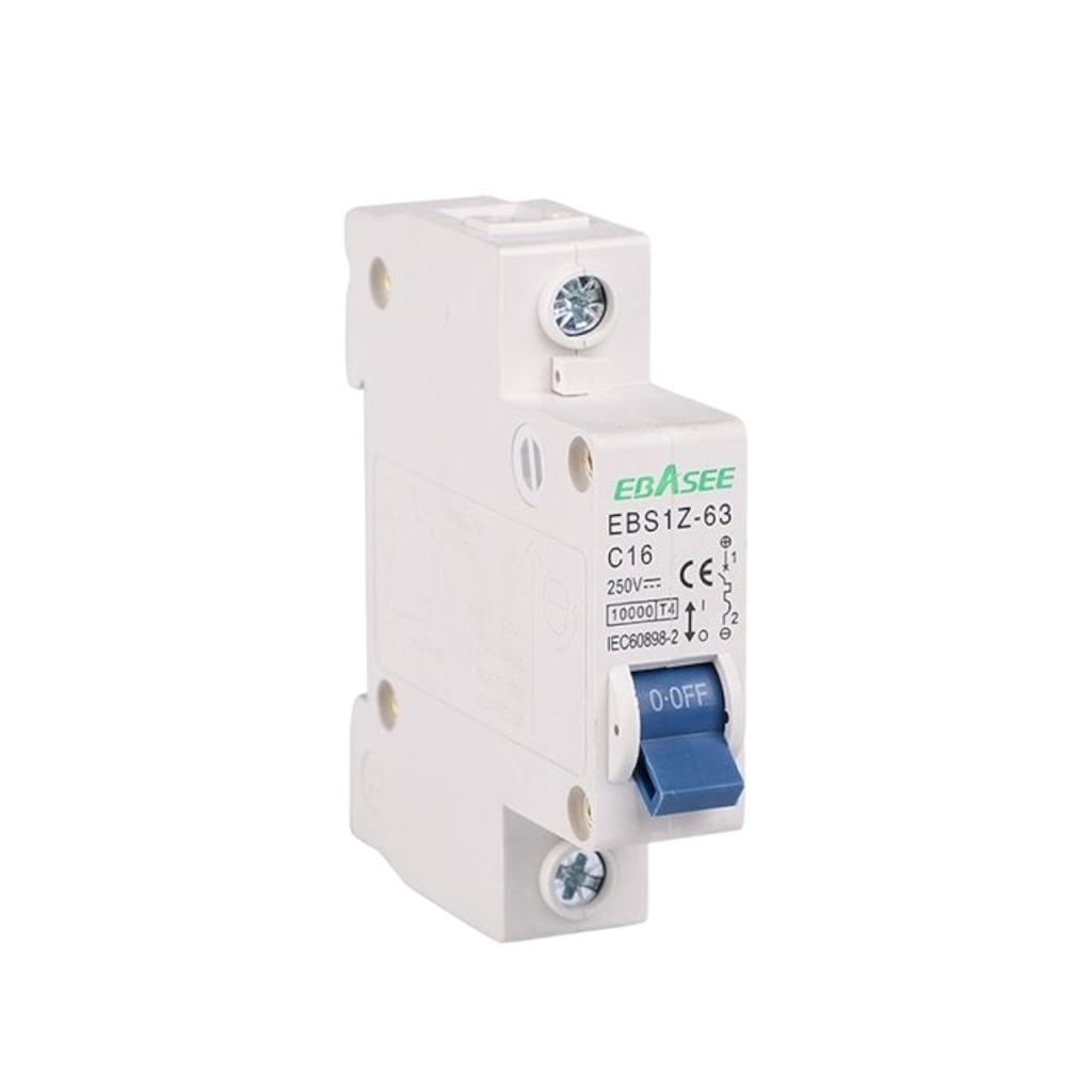 Siguranta automata tip intreruptor 1P, 16A 250V, EBS1Z-63, Ebasee