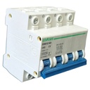 Siguranta automata tip intreruptor 4P, 63A, 1000V, EBS1Z-63, Ebasee