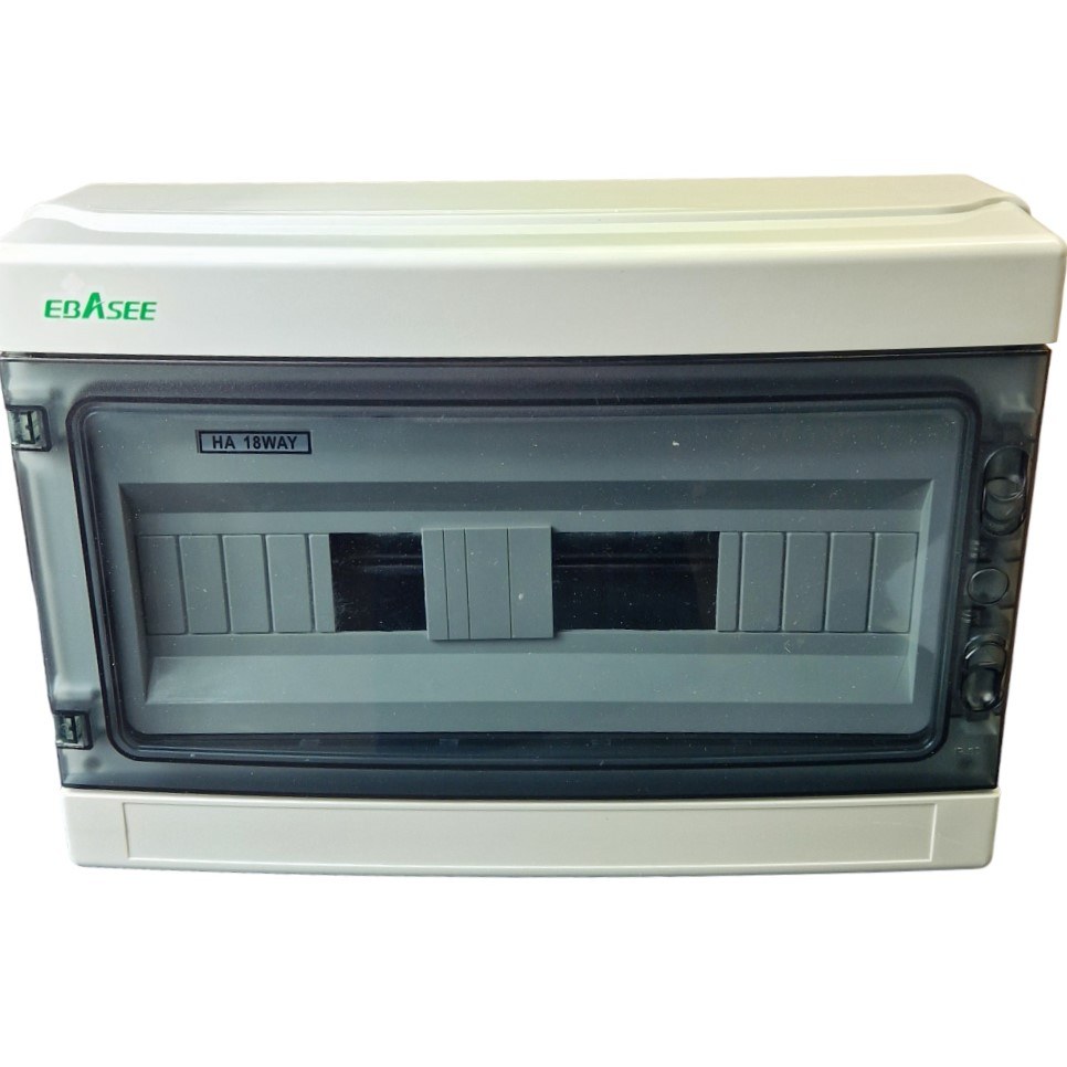 Tablou electric aplicat 1 rand, 18 module, IP65, 280x410x130mm Ebasee