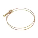 Colier sarma 108-115mm cu surub M8x80mm pentru furtun