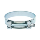 Colier forta, clema metalica zincata cu surub W1 pentru furtunuri 104-112mm